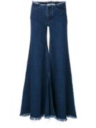 Marques'almeida Flared Wide-leg Jeans - Blue