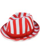 Comme Des Garçons Shirt - Striped Hat - Men - Cotton - M, Red, Cotton