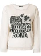Twin-set Roma Embroidered Sweater - Nude & Neutrals
