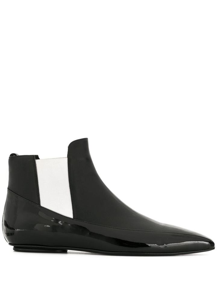 Rosetta Getty Panelled Ankle Boots - Black