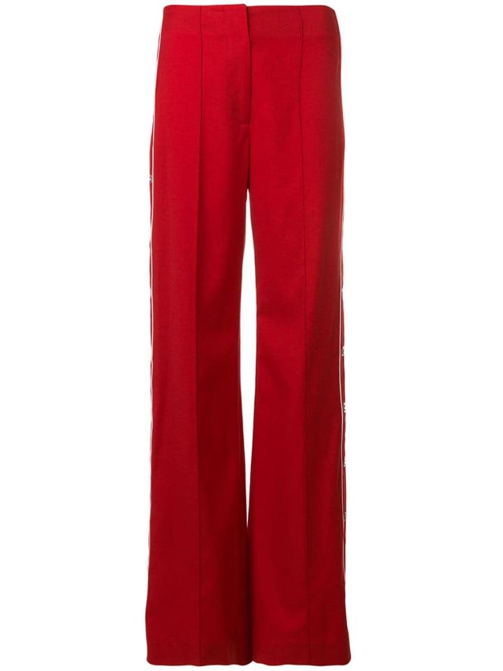 Jonathan Simkhai Snap Detail Trousers - Red