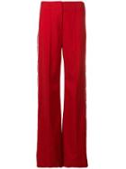 Jonathan Simkhai Snap Detail Trousers - Red