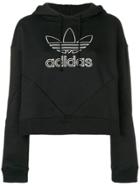 Adidas Clrdo Cropped Hoodie - Black