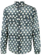 Ralph Lauren Denim & Supply Star Print Shirt, Men's, Size: Small, Green, Cotton