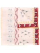 Valentino 'russian Ballet' Scarf, Women's, Nude/neutrals, Silk/cashmere/wool