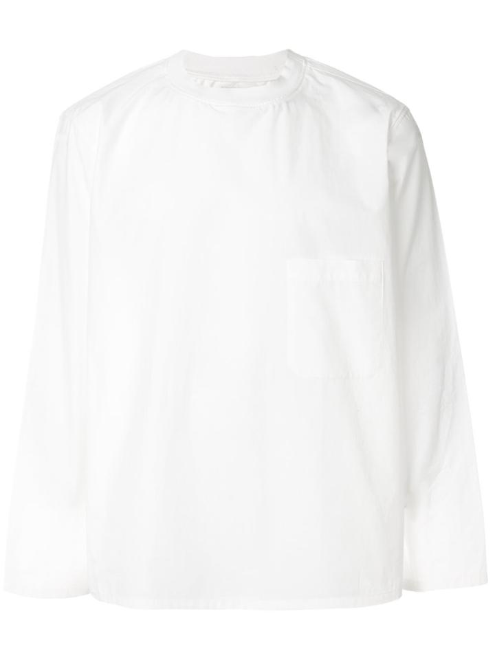 Lemaire Chest Pocket Sweatshirt - White