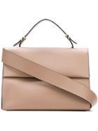 Calvin Klein Foldover Tote Bag - Neutrals