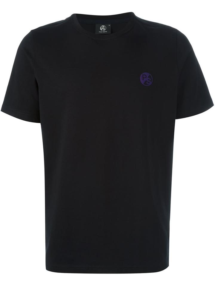 Ps By Paul Smith Round Neck T-shirt, Men's, Size: Xxl, Black, Cotton