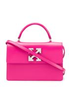 Off-white Arrows Plaque Tote Bag - Pink