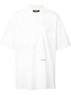 Calvin Klein 205w39nyc Embroidered Logo Polo Shirt - White