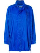 Givenchy Long Line Oversized Coat - Blue