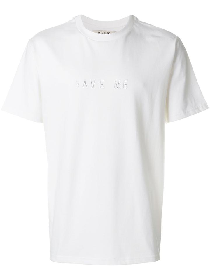 Misbhv Rave Me Print T-shirt - White