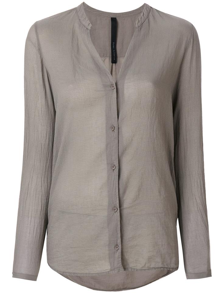 Poème Bohémien V Neck Shirt - Grey