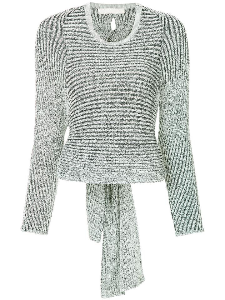 Dion Lee Spiral Rib Sweater - Grey