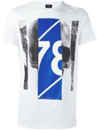 Diesel 78 Print T-shirt, Men's, Size: Xl, White, Cotton