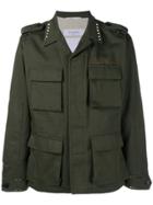 Valentino 'rockstud Untitled' Army Field Jacket - Green