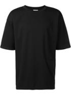 Deveaux Slit Pocket Detail T-shirt, Men's, Size: 1, Black, Cotton/polyamide/spandex/elastane