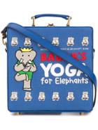 Olympia Le-tan Babar's Yoga For Elephants Bag - Blue