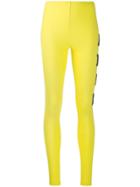 Amen Skinny High Rise Trousers - Yellow