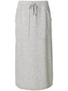 Joseph Drawstring Skirt - Grey