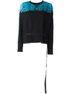Marcelo Burlon County Of Milan 'daina' Sweatshirt, Women's, Size: Small, Black, Cotton
