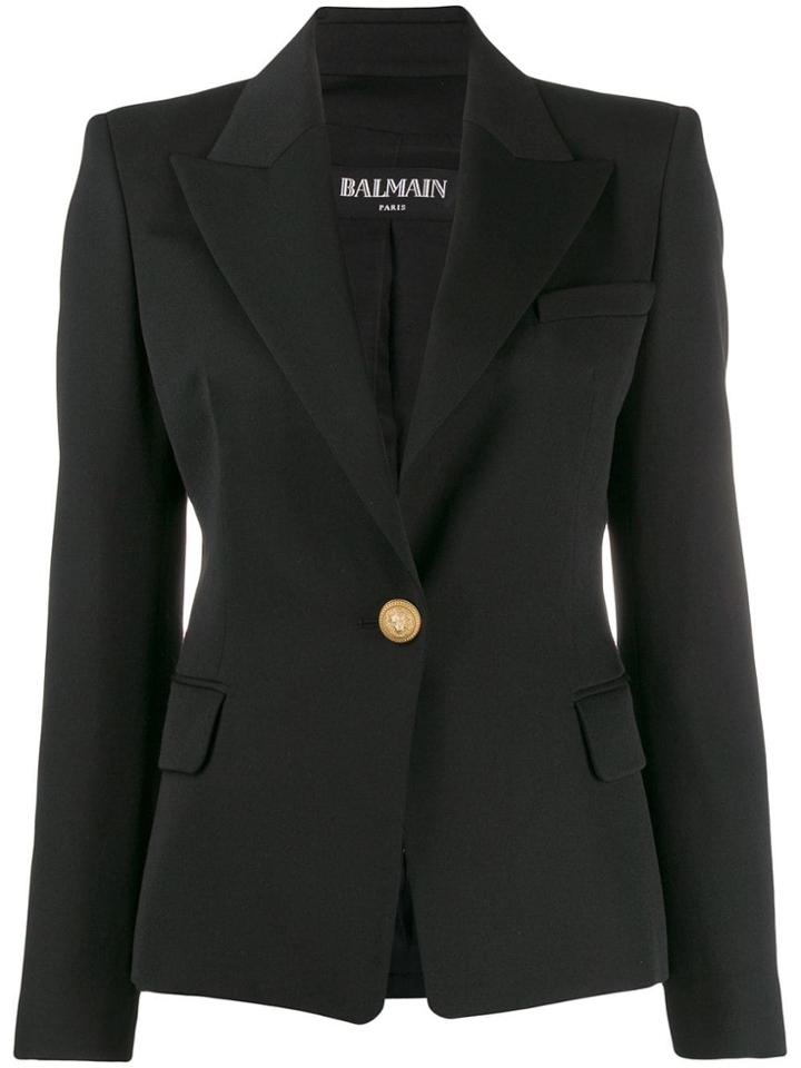 Balmain Single-button Blazer - Black