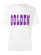 Golden Goose Deluxe Brand Slogan T-shirt - White