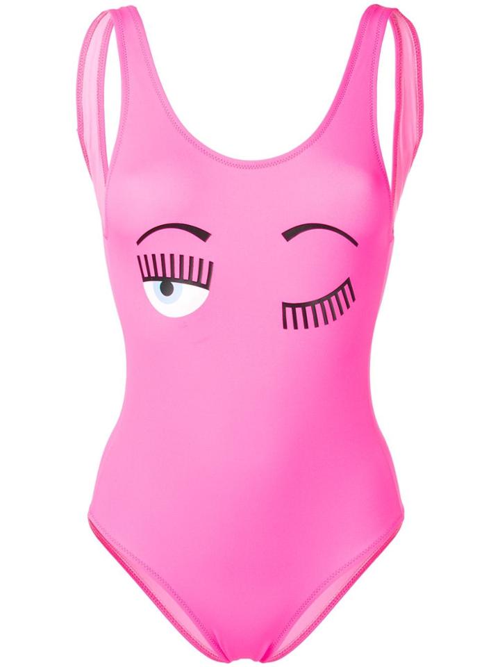 Chiara Ferragni Fuxia Eyes One Piece - Pink