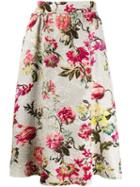 Etro Floral Print Skirt - Neutrals