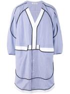 Henrik Vibskov Frank Long Shirt, Men's, Size: Small, Blue, Cotton/lyocell