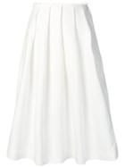 Comme Des Garçons Pleated Skirt - White