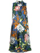 Marni Maddon Print Sleeveless Dress, Women's, Size: 42, Silk