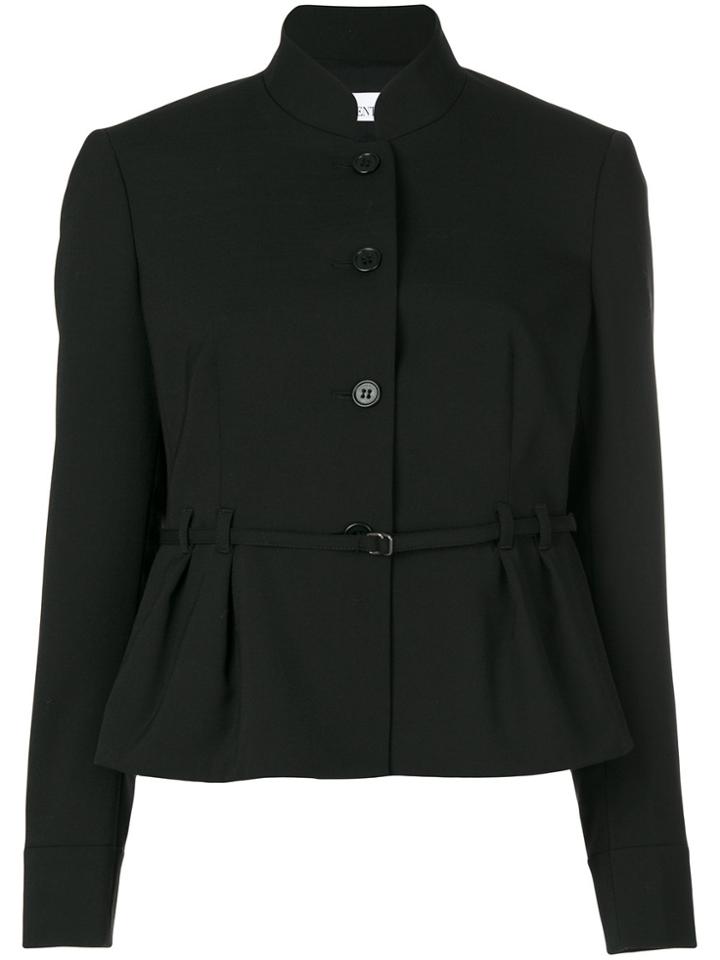 Red Valentino Gathered Waist Jacket - Black