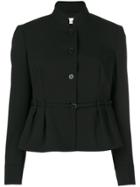 Red Valentino Gathered Waist Jacket - Black