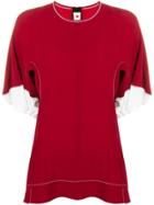 Marni Stitched Detail Blouse - Red