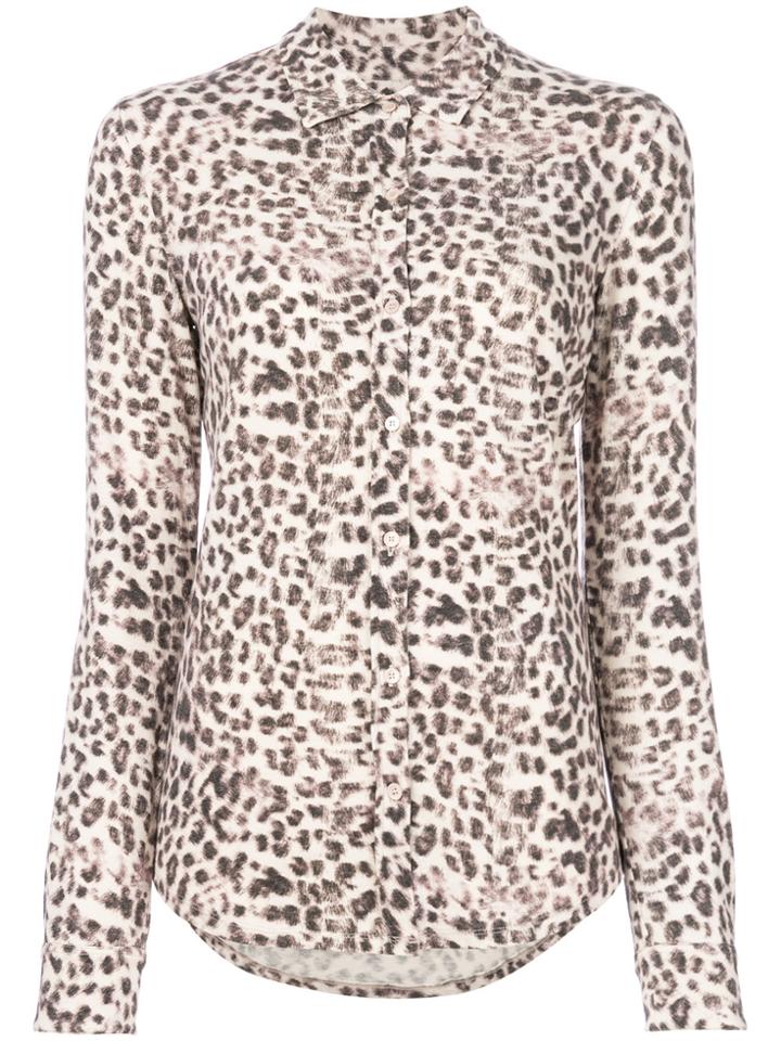 Majestic Filatures Animal Print Blouse - Nude & Neutrals