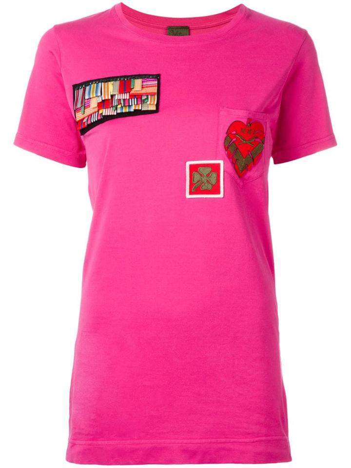 Mr & Mrs Italy Multipatch T-shirt - Pink