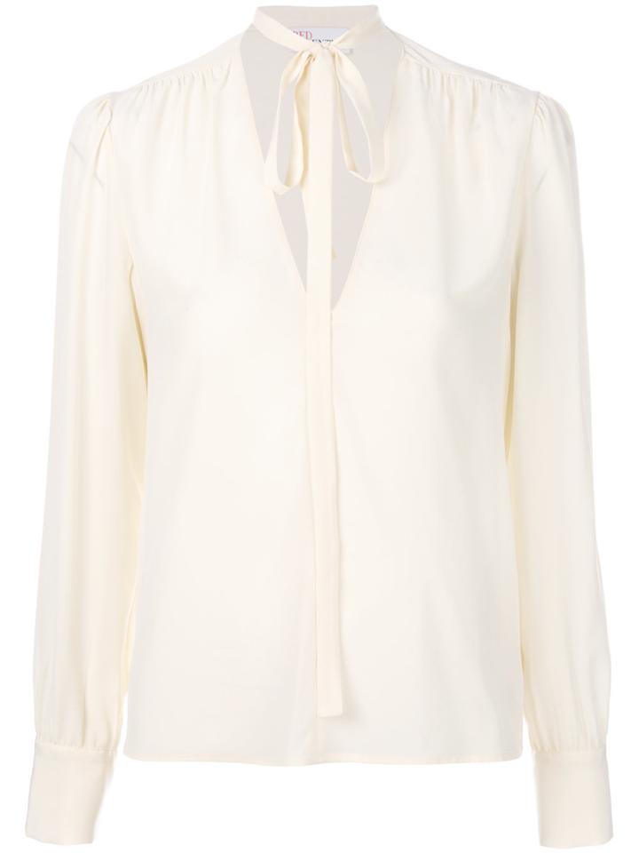 Red Valentino Tie Detail Blouse - Nude & Neutrals