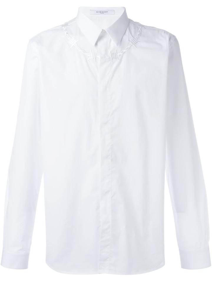 Givenchy Barbed Wire Embroidered Shirt