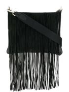 Golden Goose Tassel Edge Shoulder Bag - Black