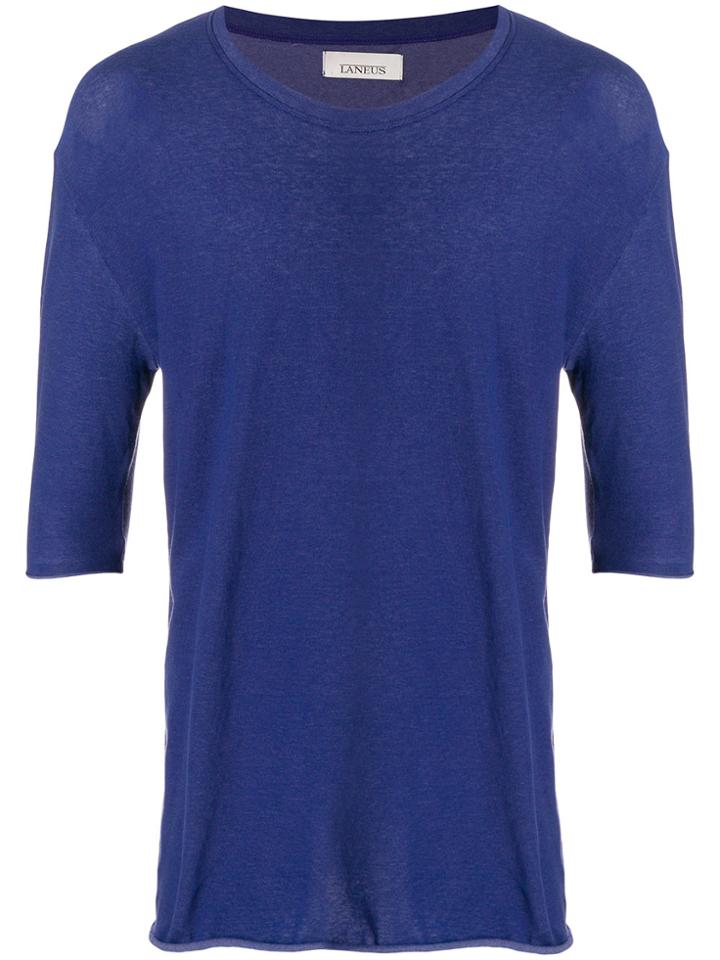Laneus 3/4 Sleeve T-shirt - Blue