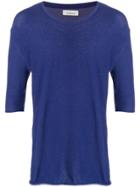 Laneus 3/4 Sleeve T-shirt - Blue