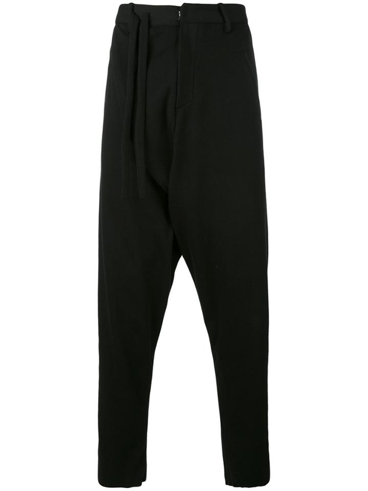 Neil Barrett Drop-crotch Trousers - Blue