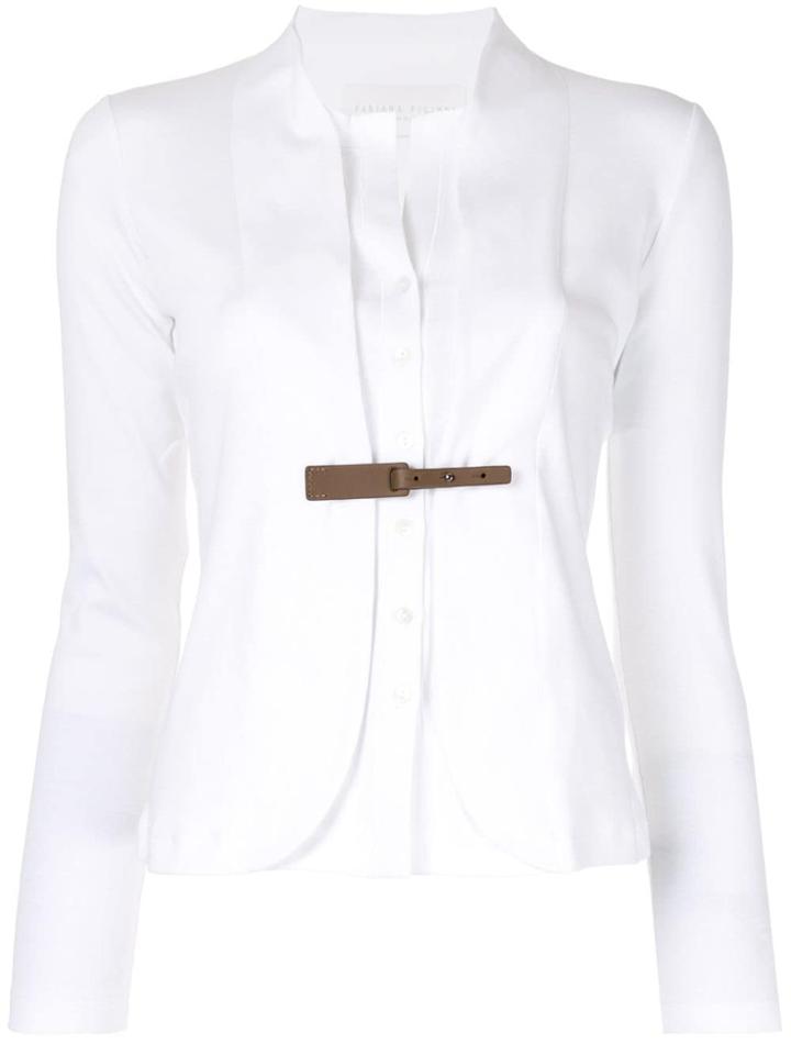 Fabiana Filippi Layered Cardigan - White