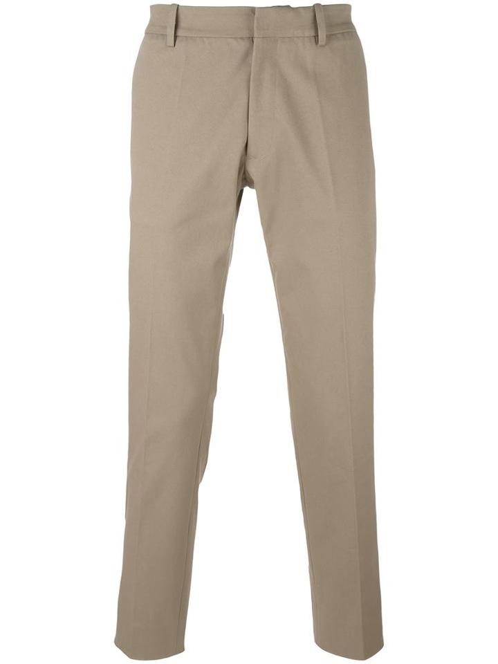 Antonio Marras Slim Fit Chinos, Men's, Size: 50, Nude/neutrals, Cotton/spandex/elastane