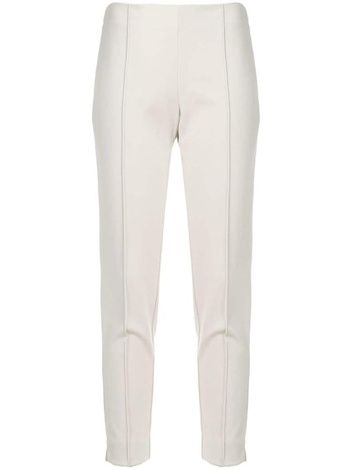 Le Tricot Perugia Slim-fit Tailored Trousers - Neutrals