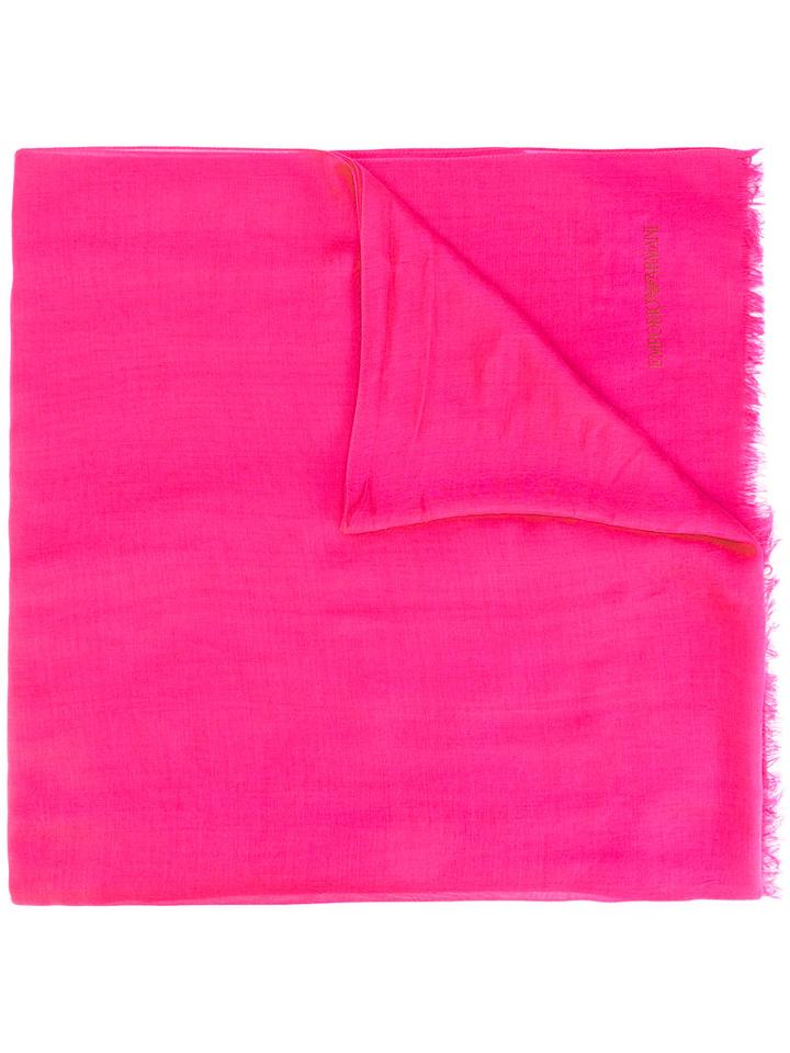 Emporio Armani - Scarf - Men - Modal - One Size, Pink/purple, Modal