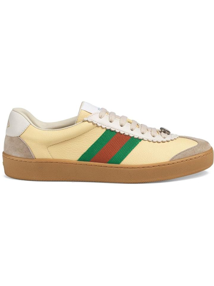 Gucci Web Sneakers - Nude & Neutrals