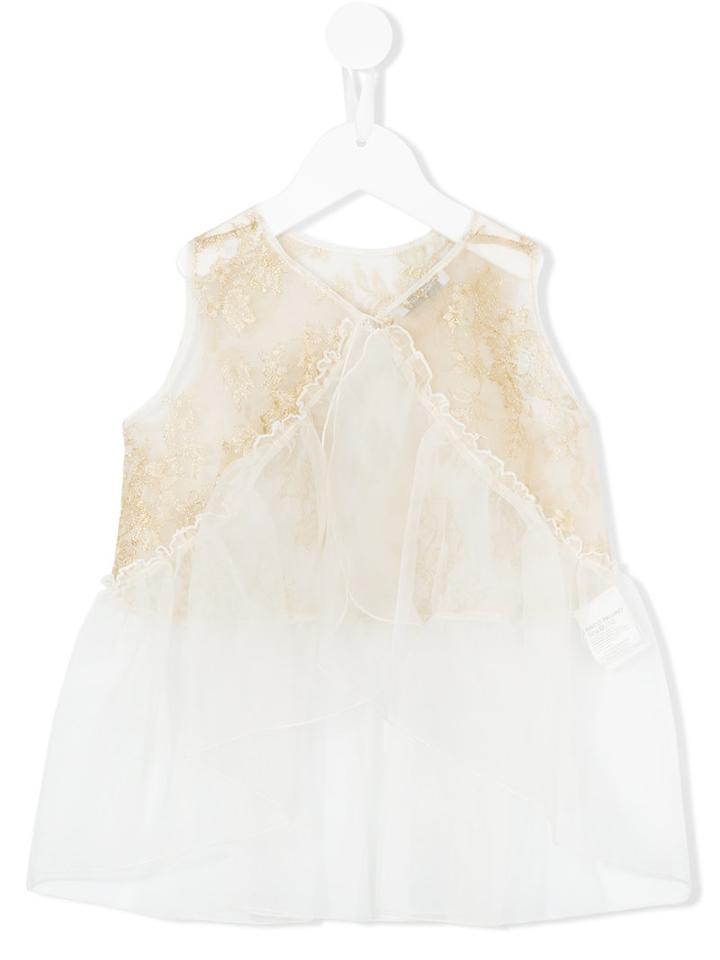 I Pinco Pallino - Sheer Tutu Tulle Dress - Kids - Nylon/polyester/viscose - 6 Yrs, Grey