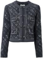 Moschino Trompe-l'ail Print Jacket - Grey